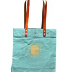 Teal / Orange Leather